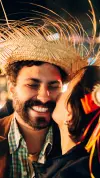 Imagem do web story Vai fazer uma festa junina em casa? Não deixe a arrumação virar um arraial de problemas!